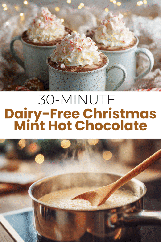Dairy-Free Christmas Mint Hot Chocolate Recipe – Cozy, Creamy, and Festively Delicious 18 Christmas Hot Chocolate and Cookie Pairing