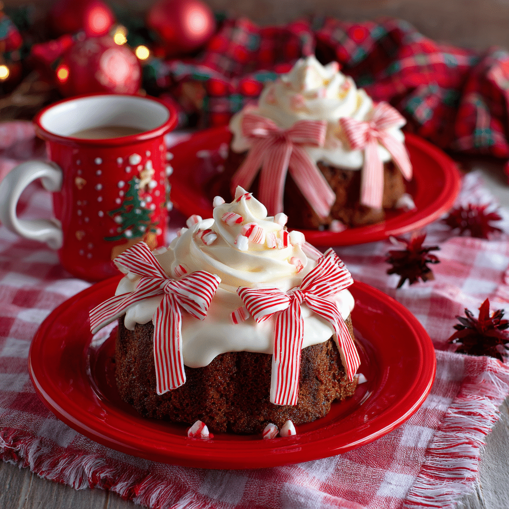 Adorable Candy Cane Bow Christmas Cake Decor : Simple DIY Ideas for a Festive Look 20 Candy cane