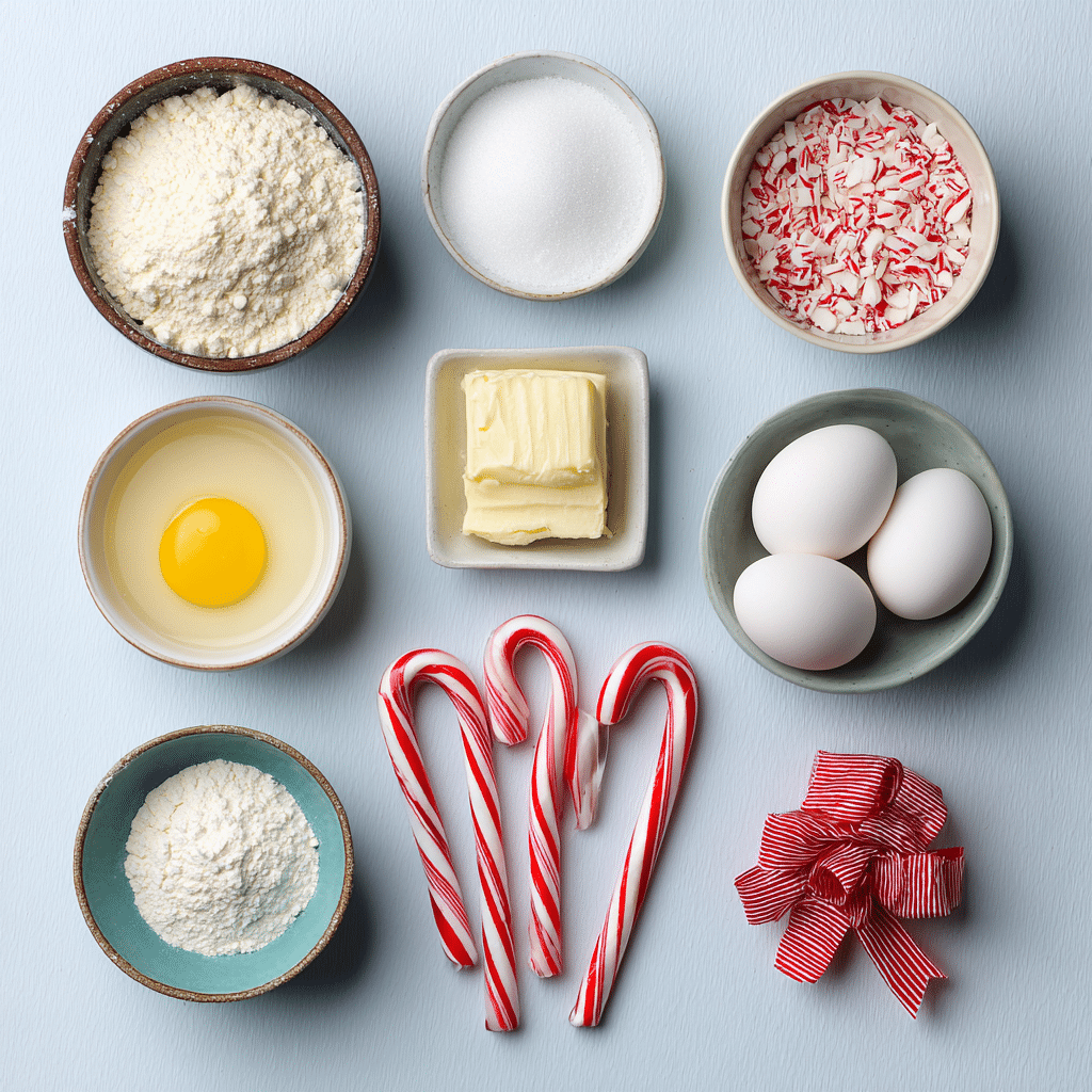 Adorable Candy Cane Bow Christmas Cake Decor : Simple DIY Ideas for a Festive Look 21 Candy cane bow cake decor ingredients