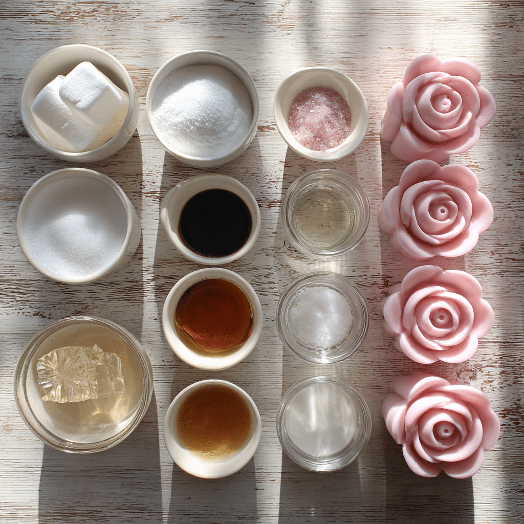 Marshmallow blooming roses ingredients 