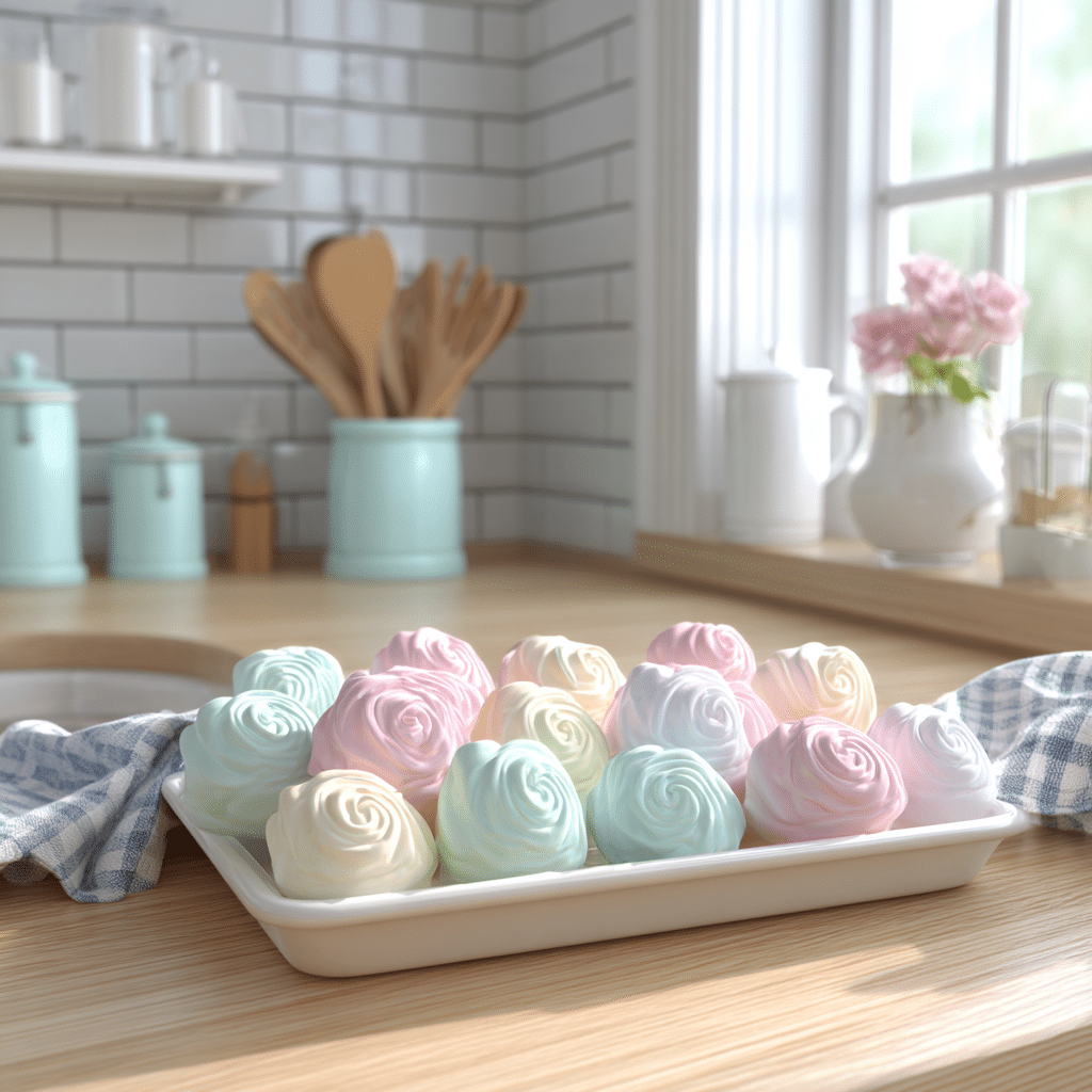 Marshmallows Blooming Roses Silicone Mold