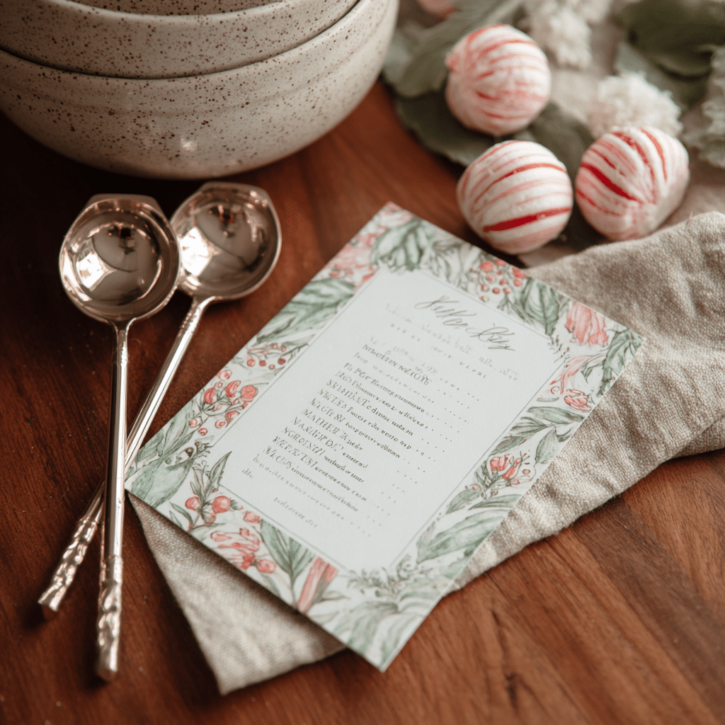 Soft Peppermints Recipe Card