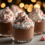 Candy Cane Chocolate Mousse Cups – Easy, Festive Holiday Dessert 12 finished-candy-cane-chocolate-mousse-cups