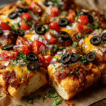 mohamedlabb Close up of cheesy crescent roll pizza cut into s 03d72562 af51 463d 8da5 cbec01501a89 1
