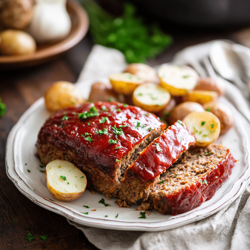 mohamedlabb Juicy slow cooker meatloaf sliced with buttery po 99249491 8308 4d1f a071 39c737e354c1 3
