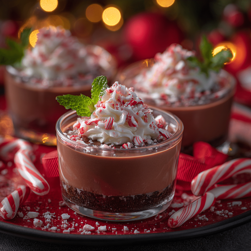 Candy Cane Chocolate Mousse Cups – Easy, Festive Holiday Dessert 11 serving-candy-cane-chocolate-mousse-cups